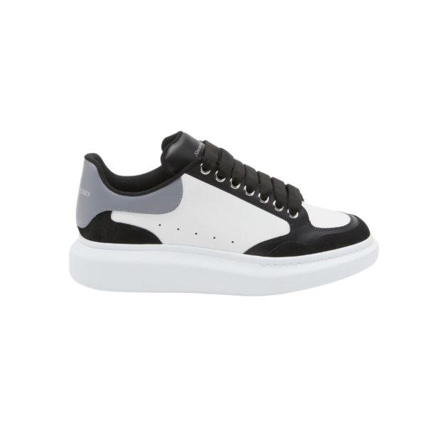 Basket Alexander McQueen homme en noir/blanc/gris